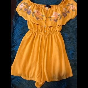 Francesca’s yellow romper